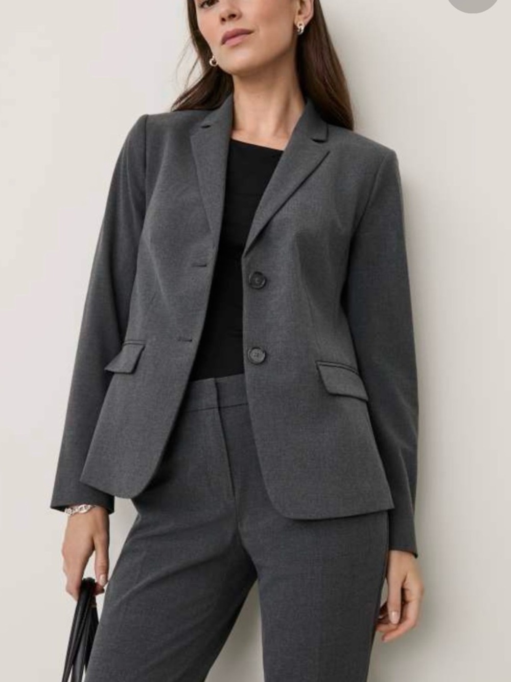 Ann Taylor - Notched Two Button Blazer
